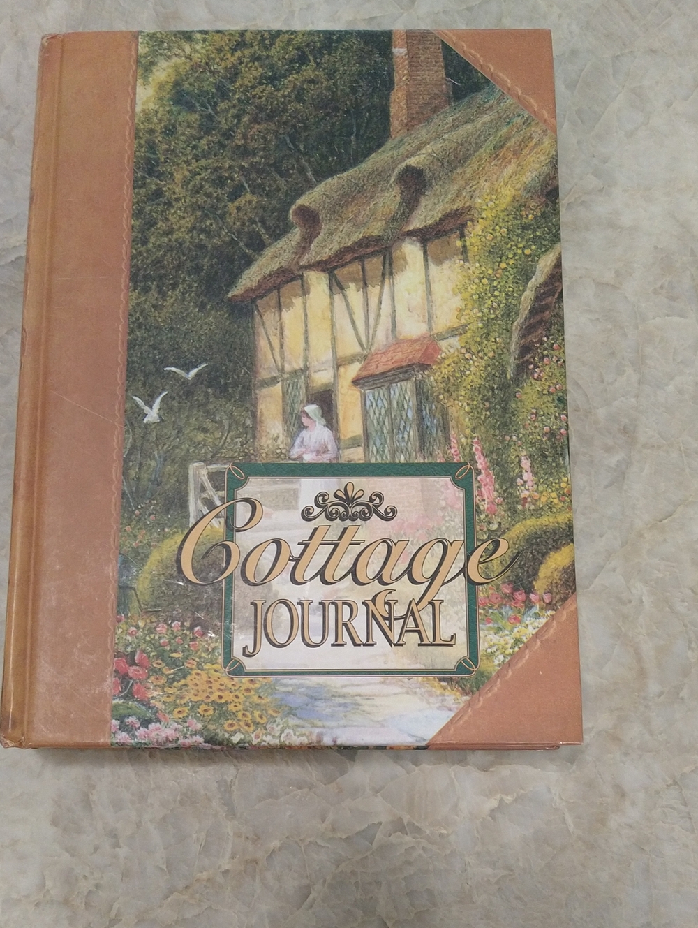 Hardcover Notebook - Brown and Multicolor